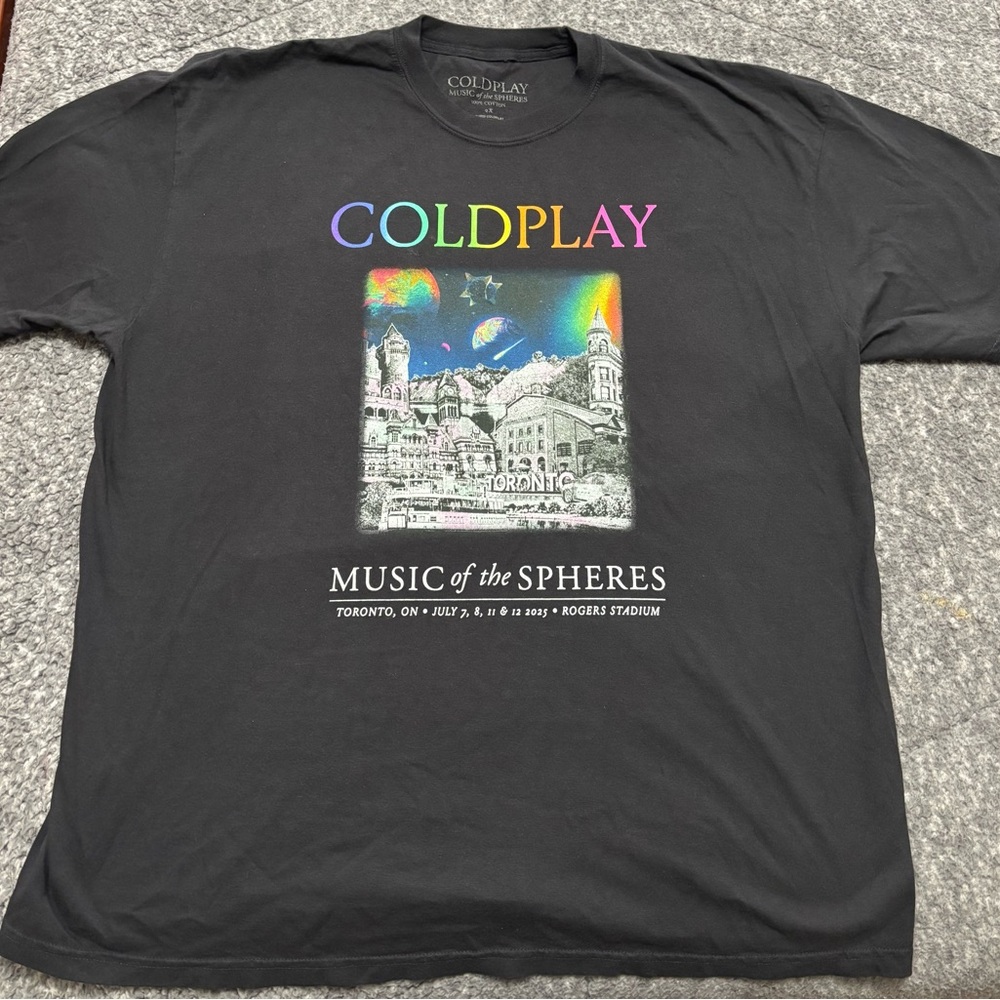 Coldplay Toronto Exclusive T-Shirt